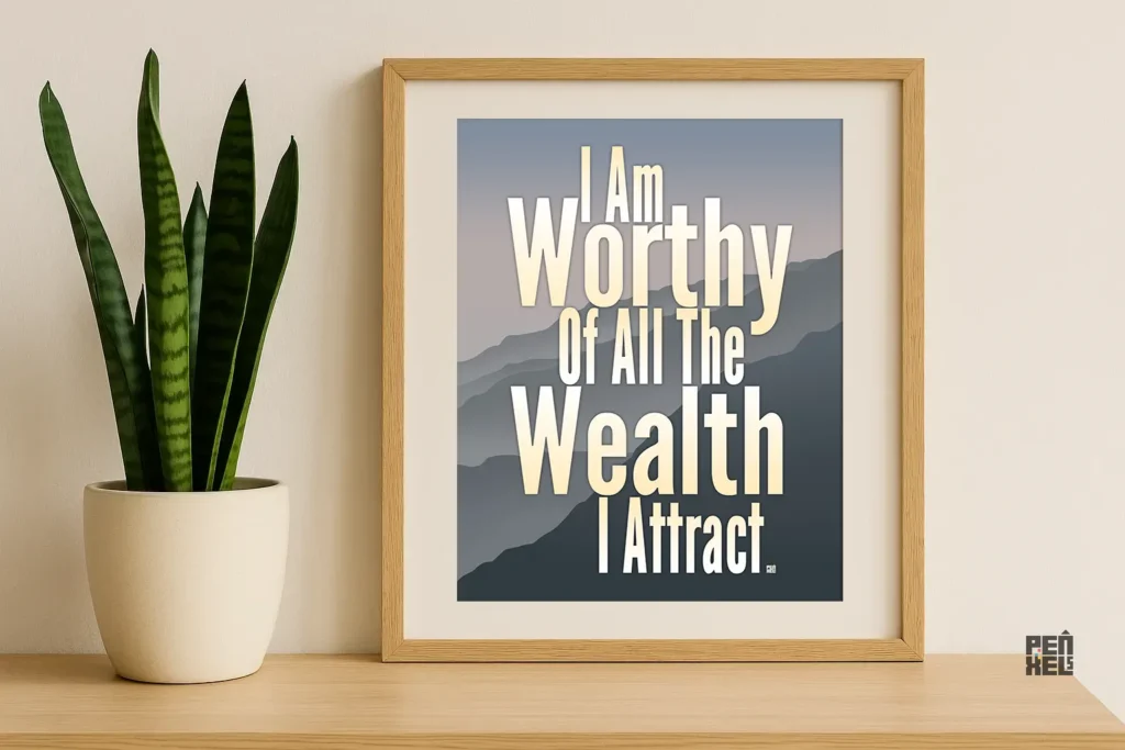 Money Affirmation Posters - मनी अफ़र्मेशन पोस्टर्स