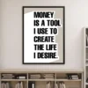 money is a tool-digital wall decor mock up