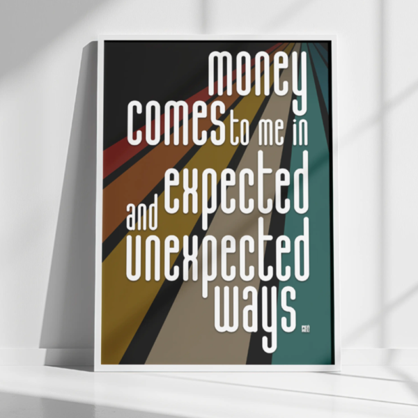 money comes to me