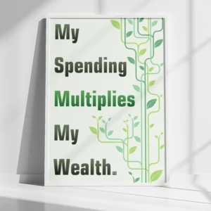 My spending multiplies my wealth