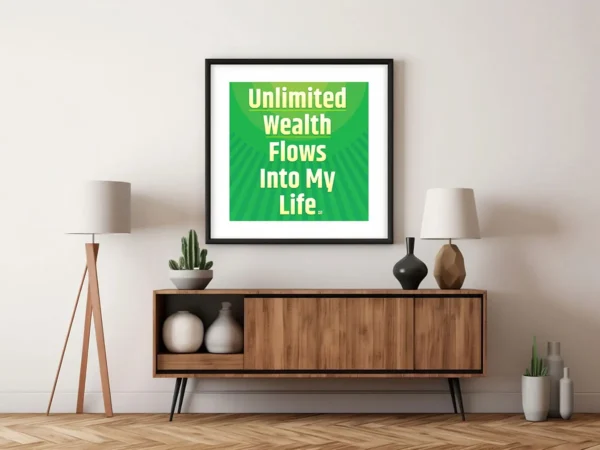 Unlimited wealth flows into my life 01