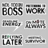 Office Humor Stickers – 6 funny printable office humor sticker designs