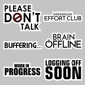 work mode stickers_product image